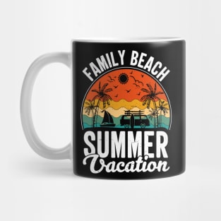 Family Beach Summer Vacation Mug